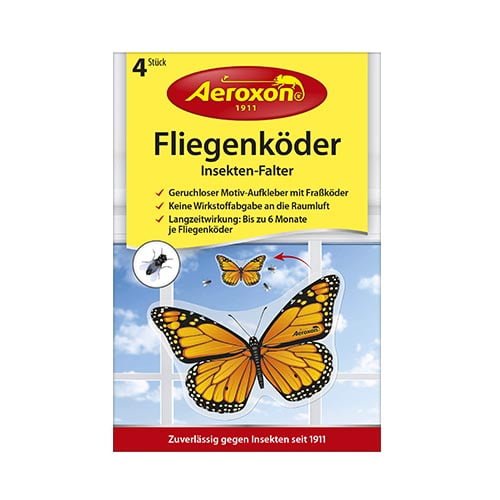 Aeroxon Декоративная приманка "Бабочка" для мух, без запаха, 4 шт. 2