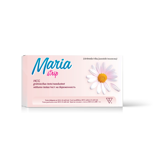 Maria Strip tests grūtniecības noteikšanai 2