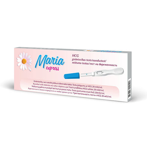 Maria Express tests grūtniecības noteikšanai 1