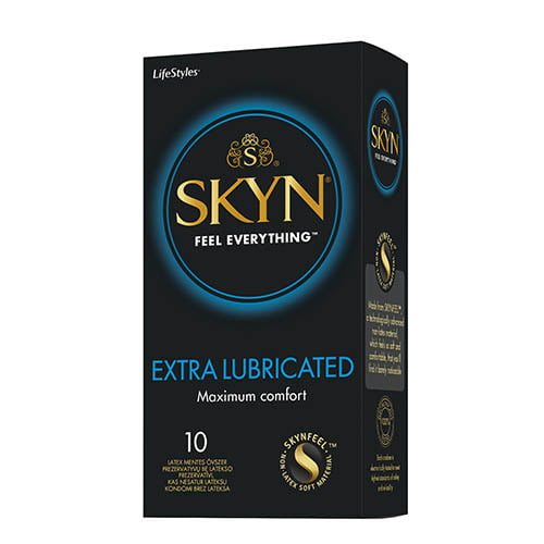 Prezervatīvi LifeStyles SKYN Extra Lubricated 10 gab. 1