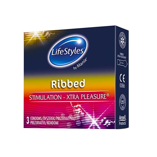Презервативы LifeStyles by Manix Ribbed Xtra Pleasure , 3 шт 2