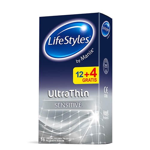 Презервативы LifeStyles by Manix Ultra Thin , 12+4 шт 1