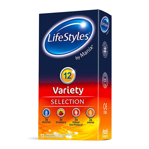 Prezervatīvi LifeStyles by Manix Variety 12 gab. 1