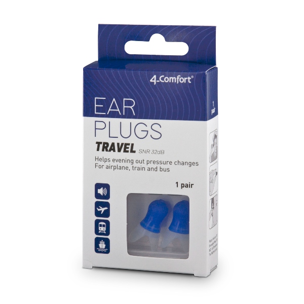 4-Comfort ausu aizbāžņi Travel (silikona, prettrokšņu) 1