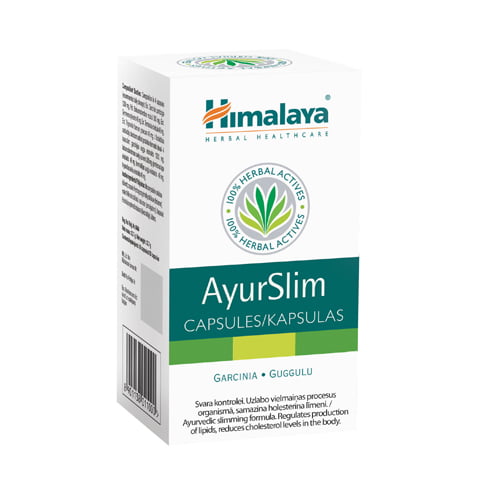HIMALAYA AyurSlim пищевая добавка для контроля веса, N60 2