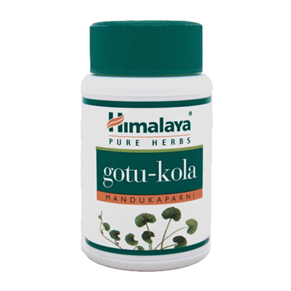 Himalaya Gotu-Kola N60 uztura bagātinātājs asins plūsmas uzlabošanai smadzenēs 1