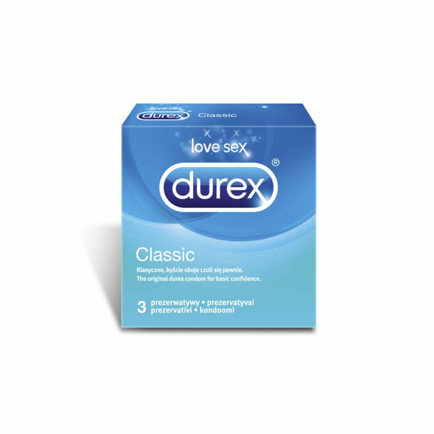 DUREX Classic prezervatīvi, 3 gab. 1