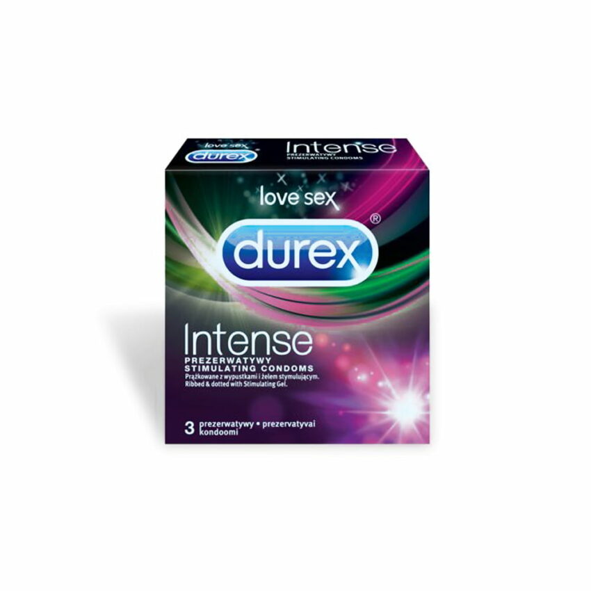 DUREX Intense stimulējoši prezervatīvi, 3 gab. 1