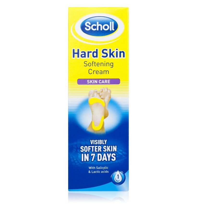 Scholl Hard Skin Softening Cream - krēms pēdu cietās ādas mīkstināšanai, 60 ml 1