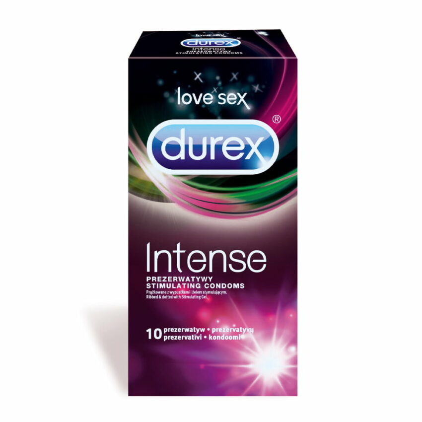 DUREX Intense stimulējoši prezervatīvi, 10 gab. 1