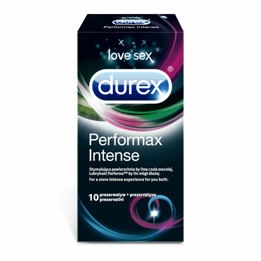 DUREX Performax Intense prezervatīvi, 10 gab. 2