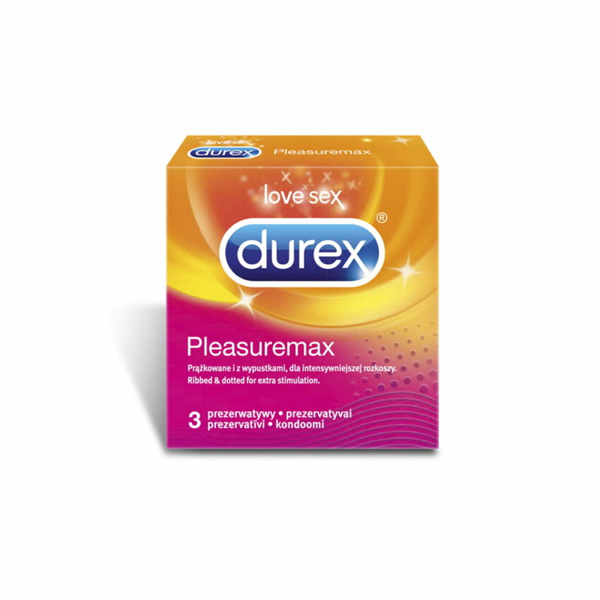 DUREX Pleasuremax prezervatīvi, 3 gab. 2