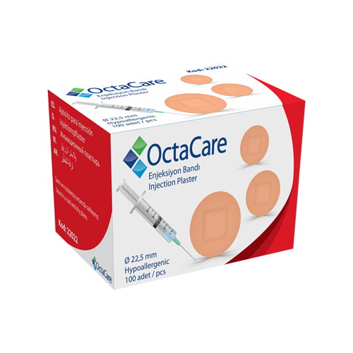 OctaCare plāksteri pēc injekcijas (22,5 mm) 1