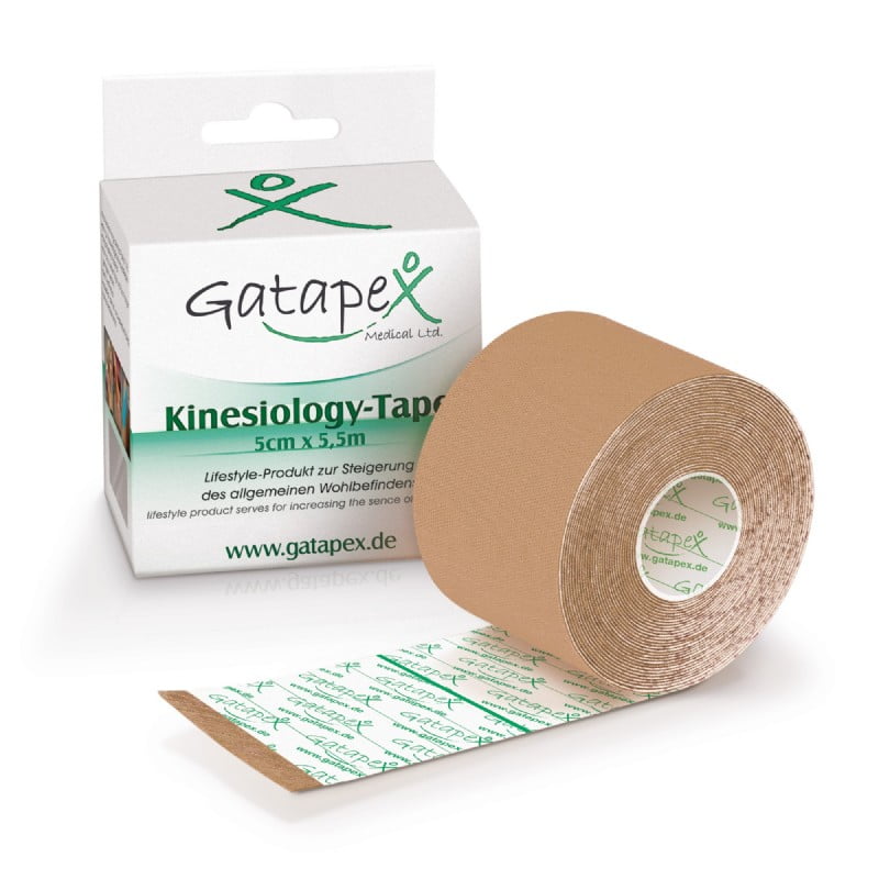Gatapex kinezioloģiskais teips bēšā krāsā (5 cm x 5,5 m), 1 gab. 4