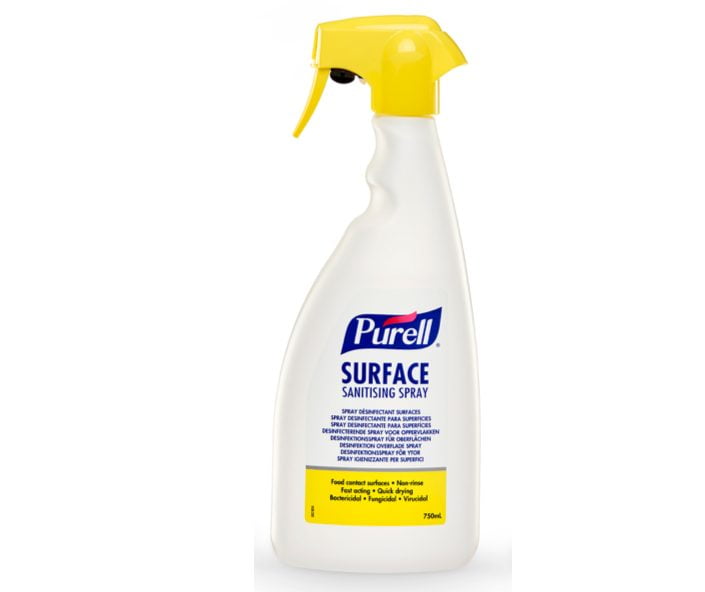 PURELL SURFACE SANITISING Spray dezinfekcijas līdzeklis uz alkohola bāzes 750 ml 2