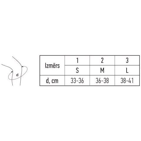 Эластичный трубчатый бинт (ортез) для коленных суставов, фикирующий, TONUS ELAST 9605-02 2