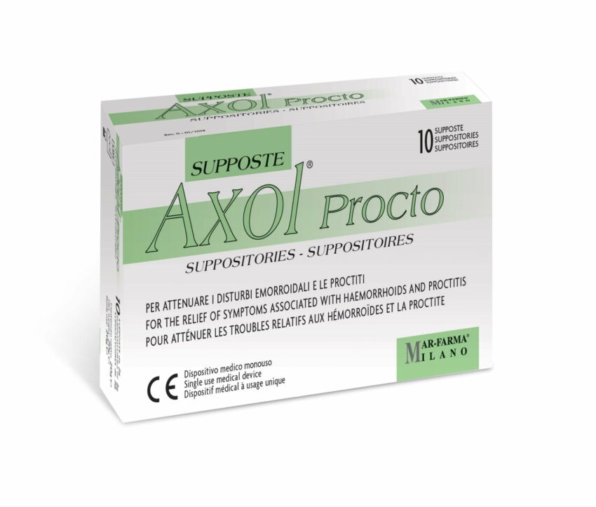 Axol Procto rektālās svecītes (supozitoriji ) N10 1