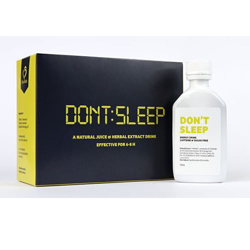 Don't sleep, 6 x 50 ml, uztura bagātinātājs 2