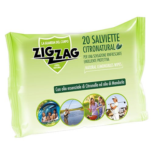 ZIG ZAG влажные салфетки от комаров, 20 шт. 1