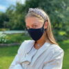 Mногоразовая антибактериальная маска для лица с ионами серебра, синяя, N1 4