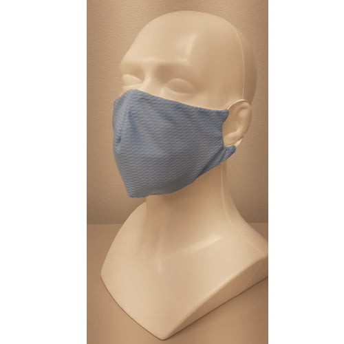 Daudzreiz lietojama antibakteriāla sejas maska COOLMAX ar sudraba joniem, gaiši zila, N1 1