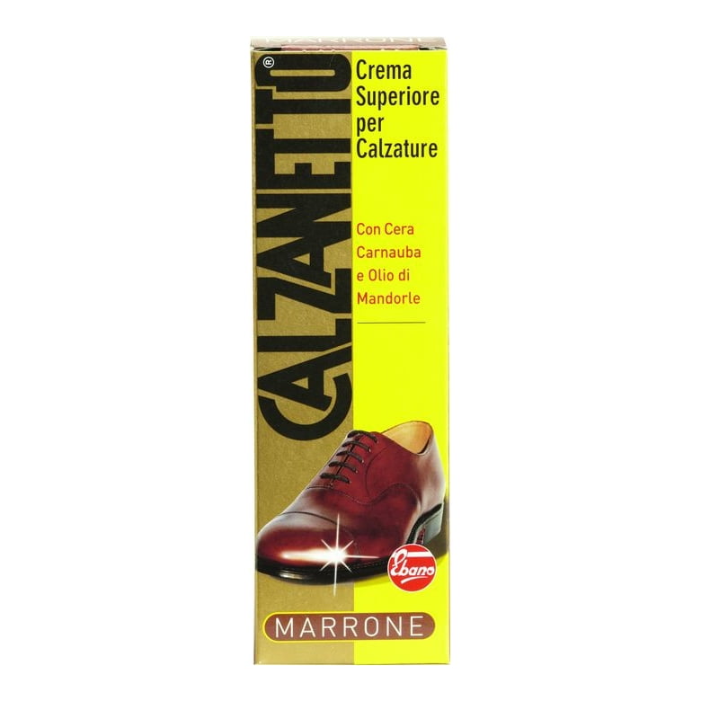 Calzanetto Крем для обуви, коричневый, 50 мл 1