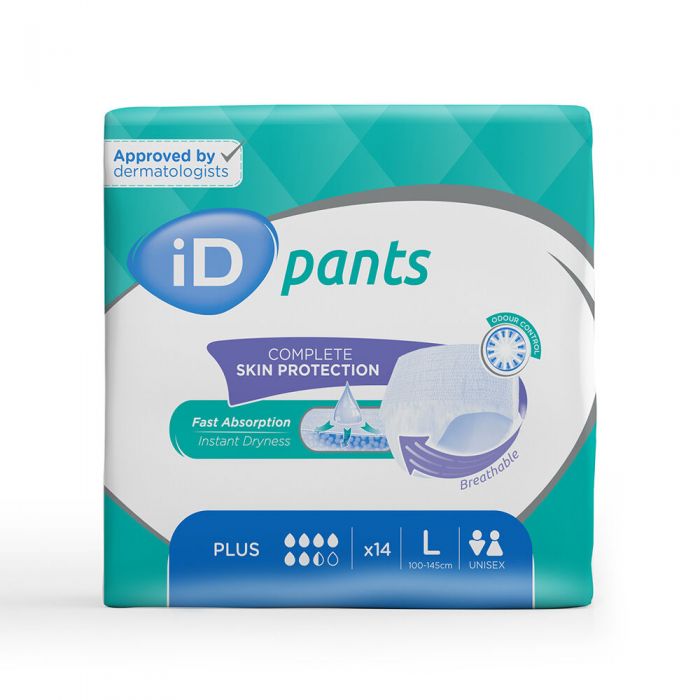 iD Pants Plus L трусы при недержании мочи, 14 штук. . 2