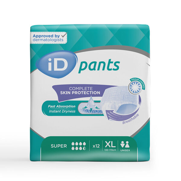 iD Pants Super XL трусы при недержании мочи, 12 штук. 1