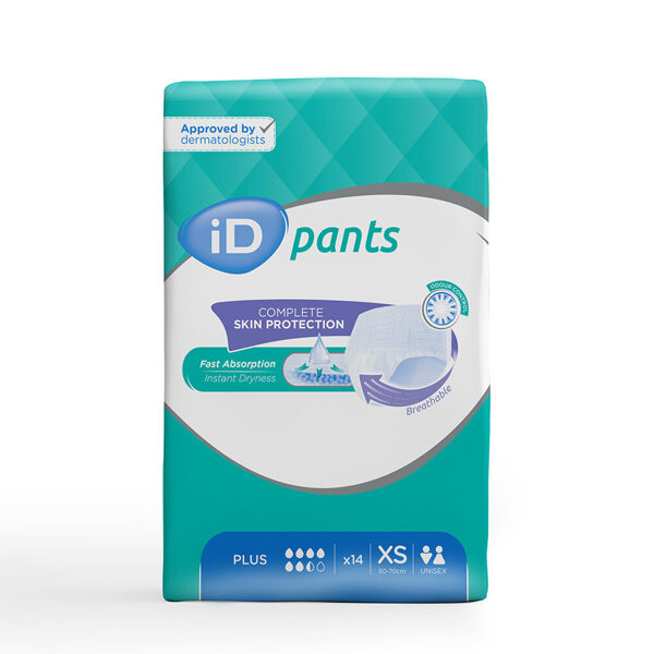 iD Pants Plus XS трусы при недержании мочи, 14 штук. 2