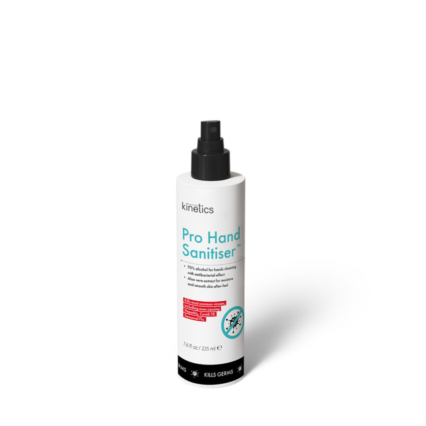 Kinetics Pro Hand Sanitiser Spray, дезинфицирующе средство для рук 225 мл 1