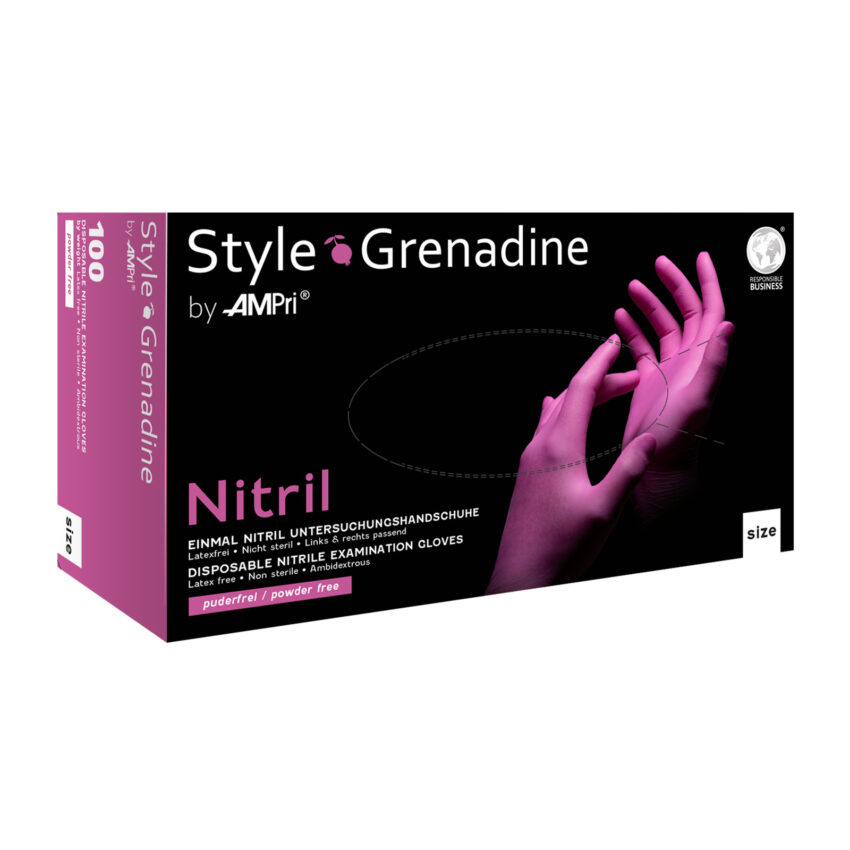 cimdi Style Grenadine Ampri 1 Перчатки мед. диагностические нитриловые "STYLE GRENADINE" XS-L N100
