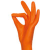 Style cimdi Orange Перчатки диагностические, нитриловые, без пудры "STYLE ORANGE" размеры XS-L, 100 шт.