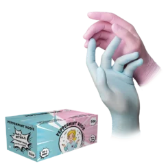 Перчатки диагностические нитриловые “STYLE  Pepermint Rosie”