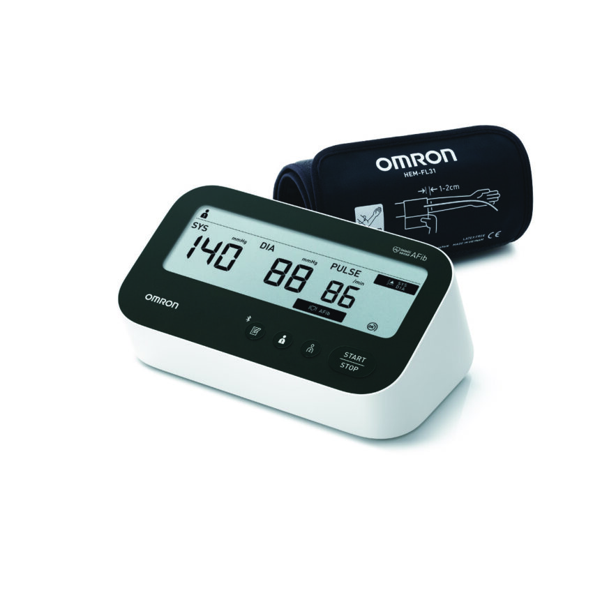 M4 Connect AFib 2026 OMRON M4 Connect Afib (HEM-7196T1-FLE) asinsspiediena mērītājs uz augšdelma