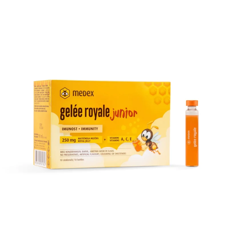 MEDEX Gelée Royale Junior Shot, 10 pudelītes pa  9ml
