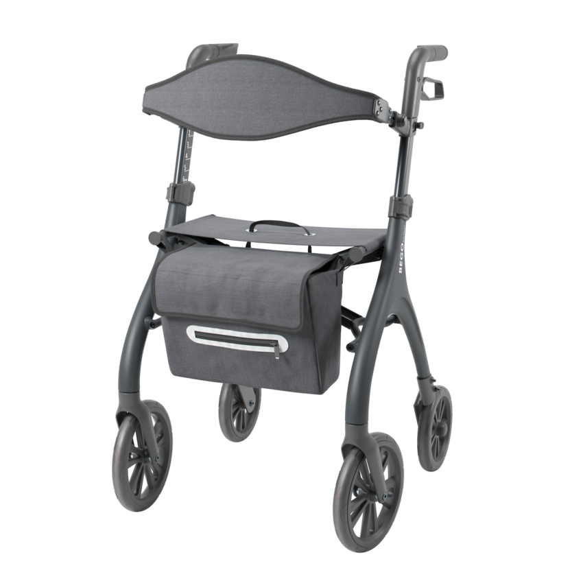 BEGO āra rollators – viegls, stabils un ļoti manevrējams mobilitātes risinājums