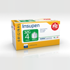 Pildspalvveida injektora adata "INSUPEN ORIGINAL" 32G x 4, 100 gab.